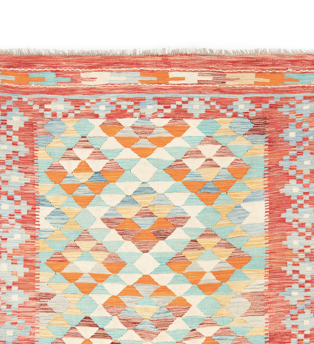 Afghan Pashtun Kilim 197 x 150 cm