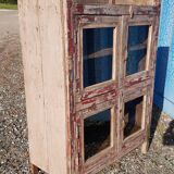 Ancien garde manger en teck birman