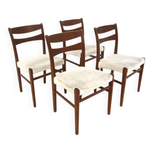 set de 4 chaises scandinave - 1960