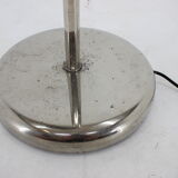 1930s Functionalist Adjustable Chrome Plated Floor Lamp, Czechoslovakia