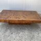 Table basse en loupe d’orme Roche et Bobois vintage 70s