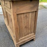 Louis Philippe sideboard renovated in solid oak, 18th century