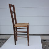 3 straw chairs