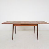 Teak extendable dining table, The Netherlands 1960