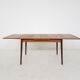 Table à manger extensible en teck, Pays-Bas des années 1960