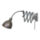 Grey Industrial Scissor Wall Lamp from Elektroinstala, 1960s