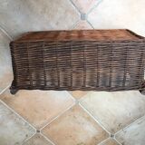 Old rattan basket