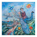 Peinture Le matin des energies - Yvan Philmer