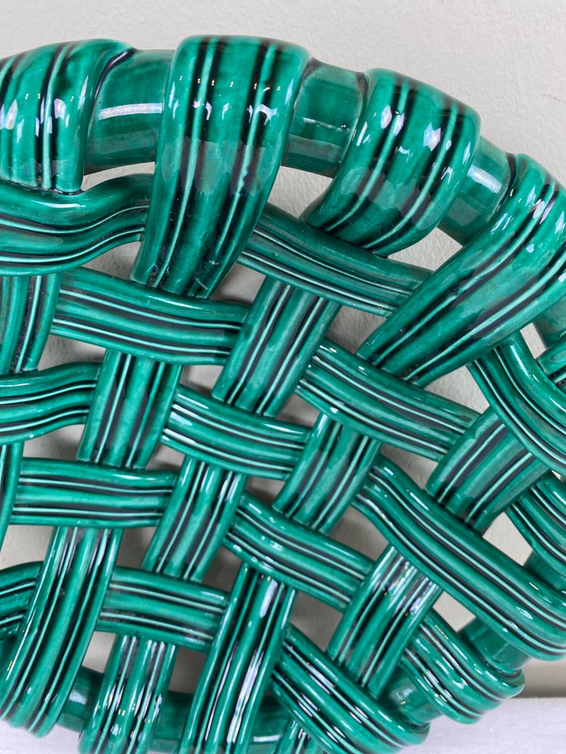Braided ceramic cup