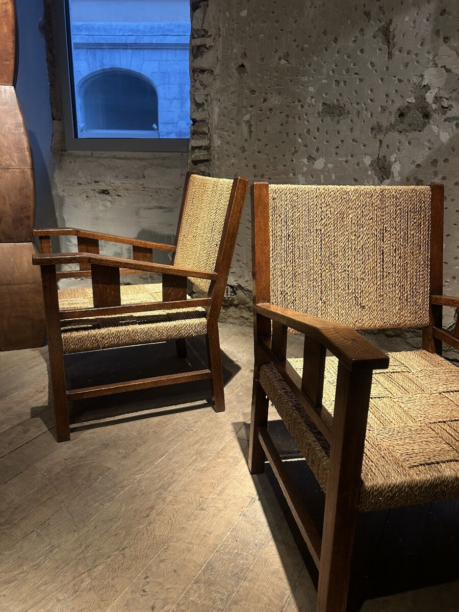 Francis Jourdain - Pair of armchairs circa 1920