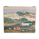 Oil on canvas signed, landscape