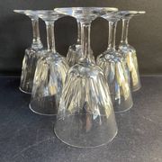 6 verres à vin baccarat service côte d’azur -taille n°3 - estampillés