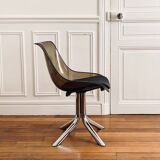 Chaise vintage space age plexiglass