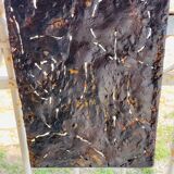 Set of three brutalist wall sculptures, by Irv Bramberg, vintage