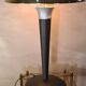 Chrome gold mushroom lamp (known as liner) 1975 to 85., h41 x l31 good condition