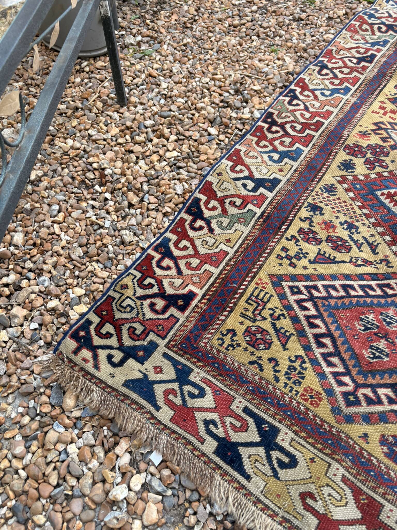 Persian Corridor Rug Antique Handwoven 85x340 Tribal Boho Turkish Kurdish