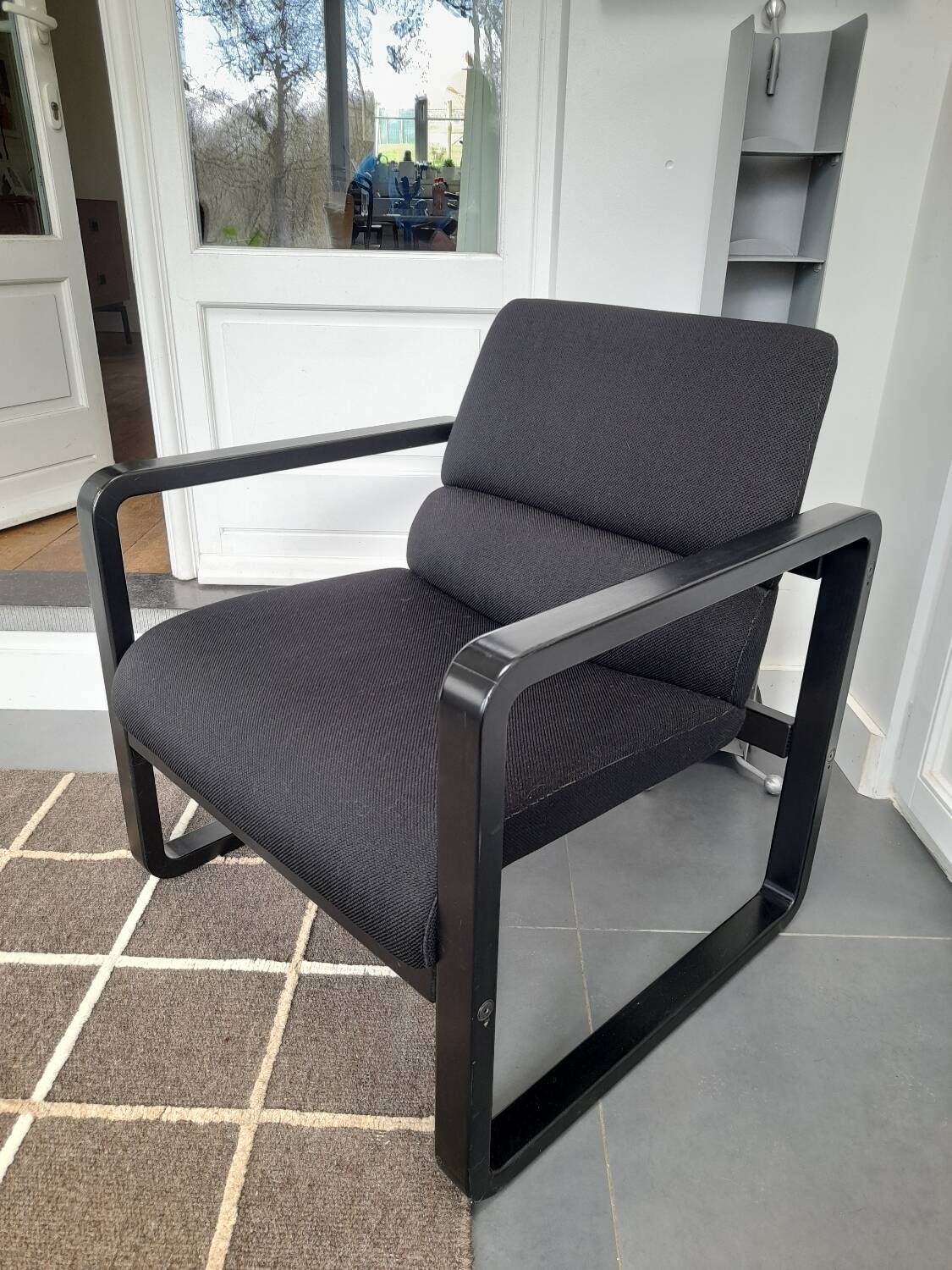 Fauteuil noir Martin Stol pour Giroflex
