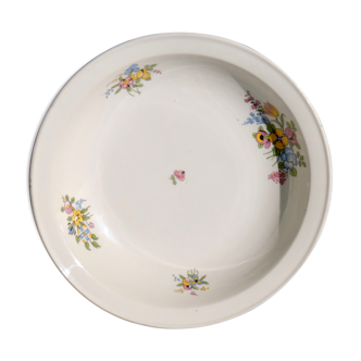 Plat rond saladier en porcelaine