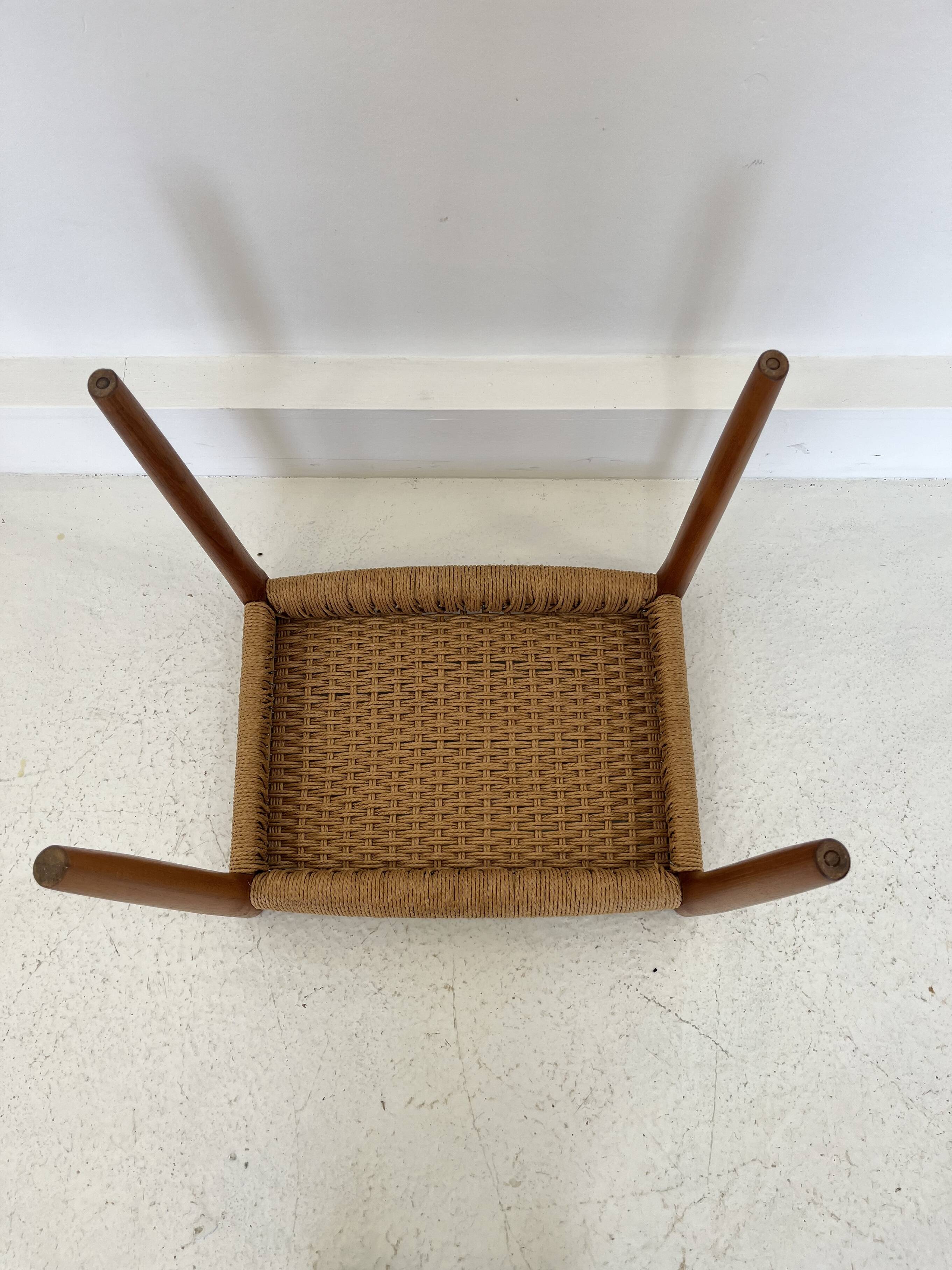 Danish Model 80 Stool in Teak by Niels O Møller for J.L. Møller