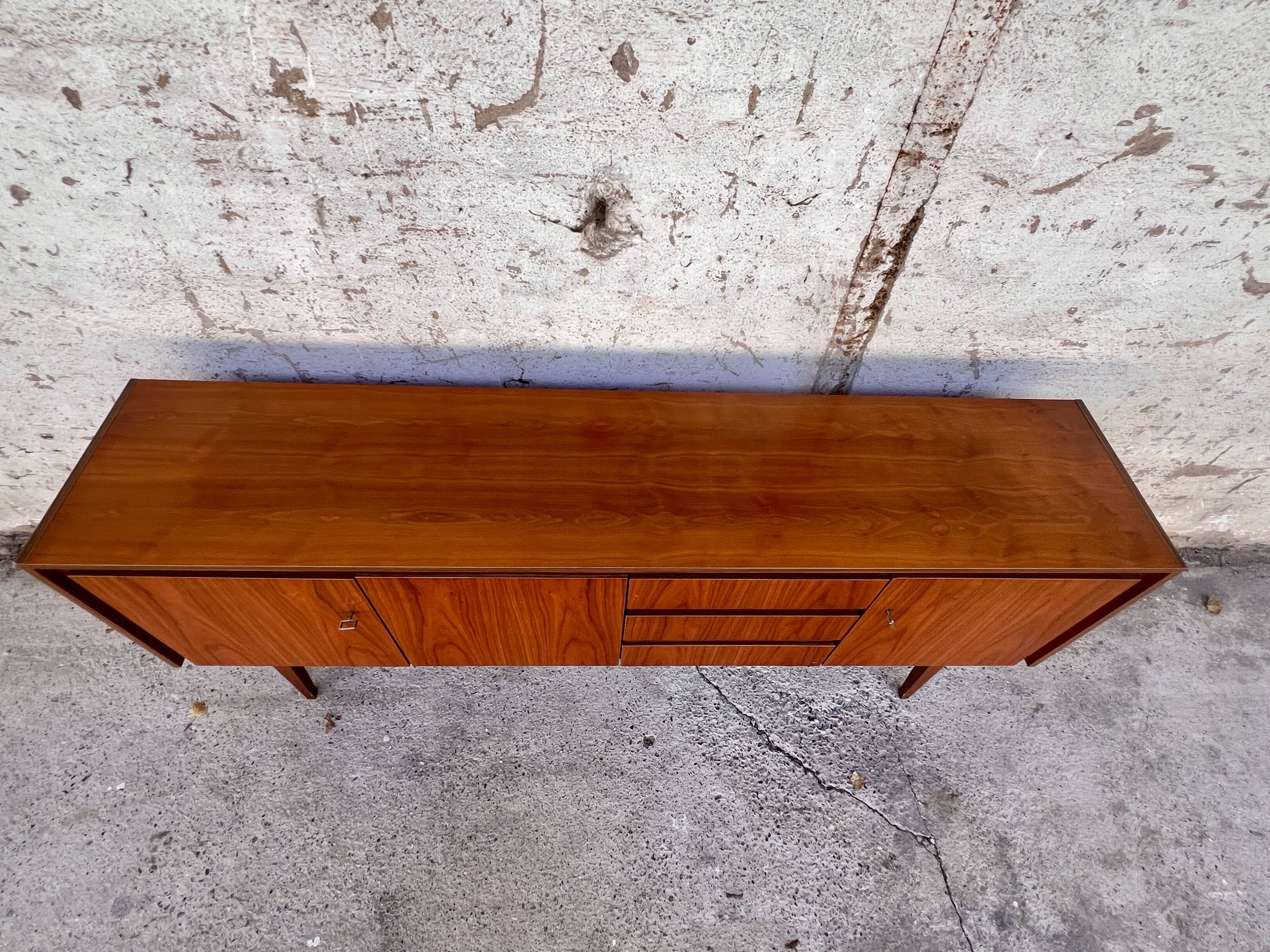 Vintage TV/hi-fi cabinet sideboard