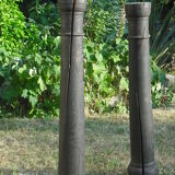 Pair of oak columns 19th