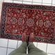 Handmade vintage Persian Sarouk rug 76cm x 122cm, 1970s