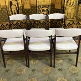 6 chairs 70s mahogany