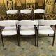 6 chairs 70s mahogany
