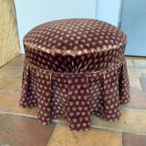 Velvet pouf