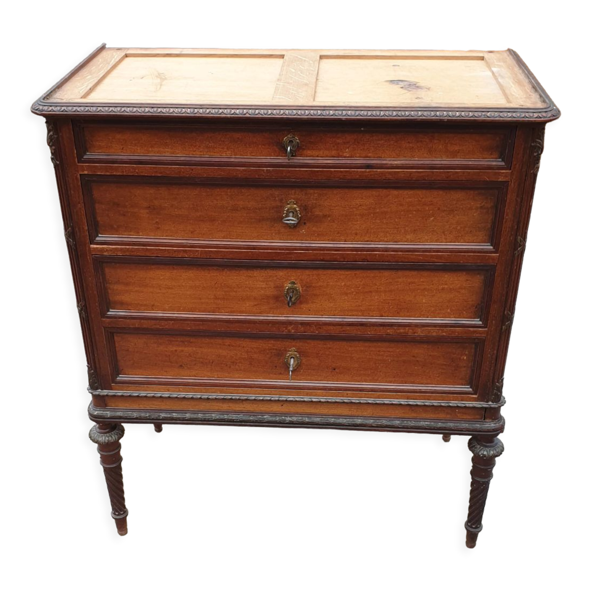 Chest of drawers louis xvi 3 drawers