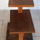 Vintage walnut burl stool