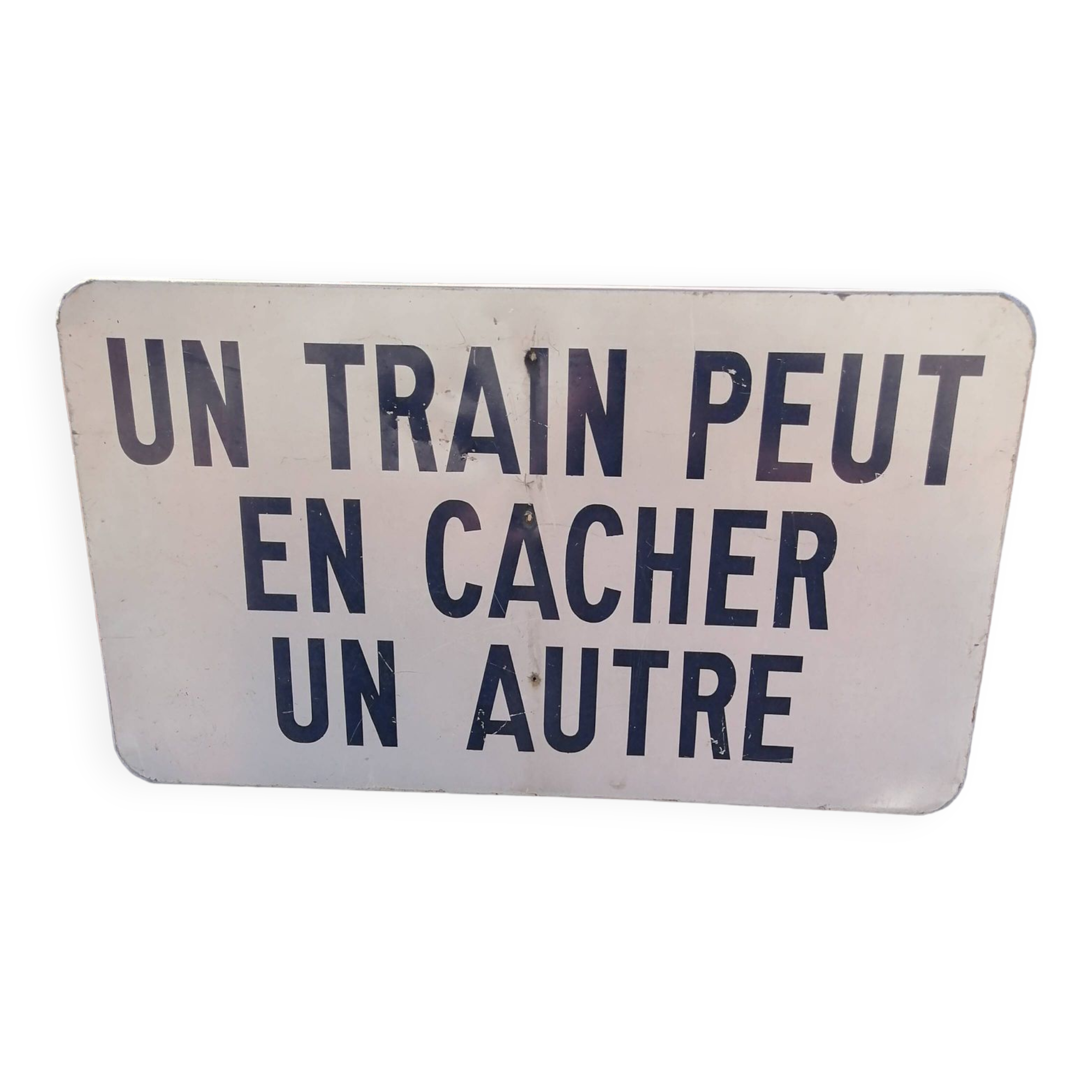Panneau de signalisation sncf