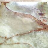 Golden and onyx coffee table