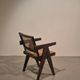 Pierre Jeanneret, original SI-28-B armchair in teak and caning, Mid-Century Modern