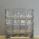 Glass cubic jar