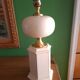1980s lacquered metal lamp, the Dolphin