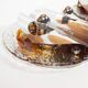 Stunning large pair of Murano glass and chrome wall lights by Mazzega