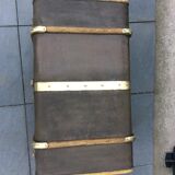 Luxury travel trunk signed and numbered 1890 renovated