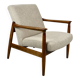 GFM-64 armchair, design by Edmund Homa from the 70s, beige boucle