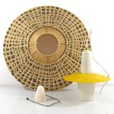 Louis Kalff large iconic fifties vintage pendant from Philips