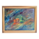 Oil on canvas “Still Life with Fruits” by Olle Bredford,Vintage & Framed 38×30cm