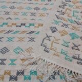Berber wool carpet 148x197cm