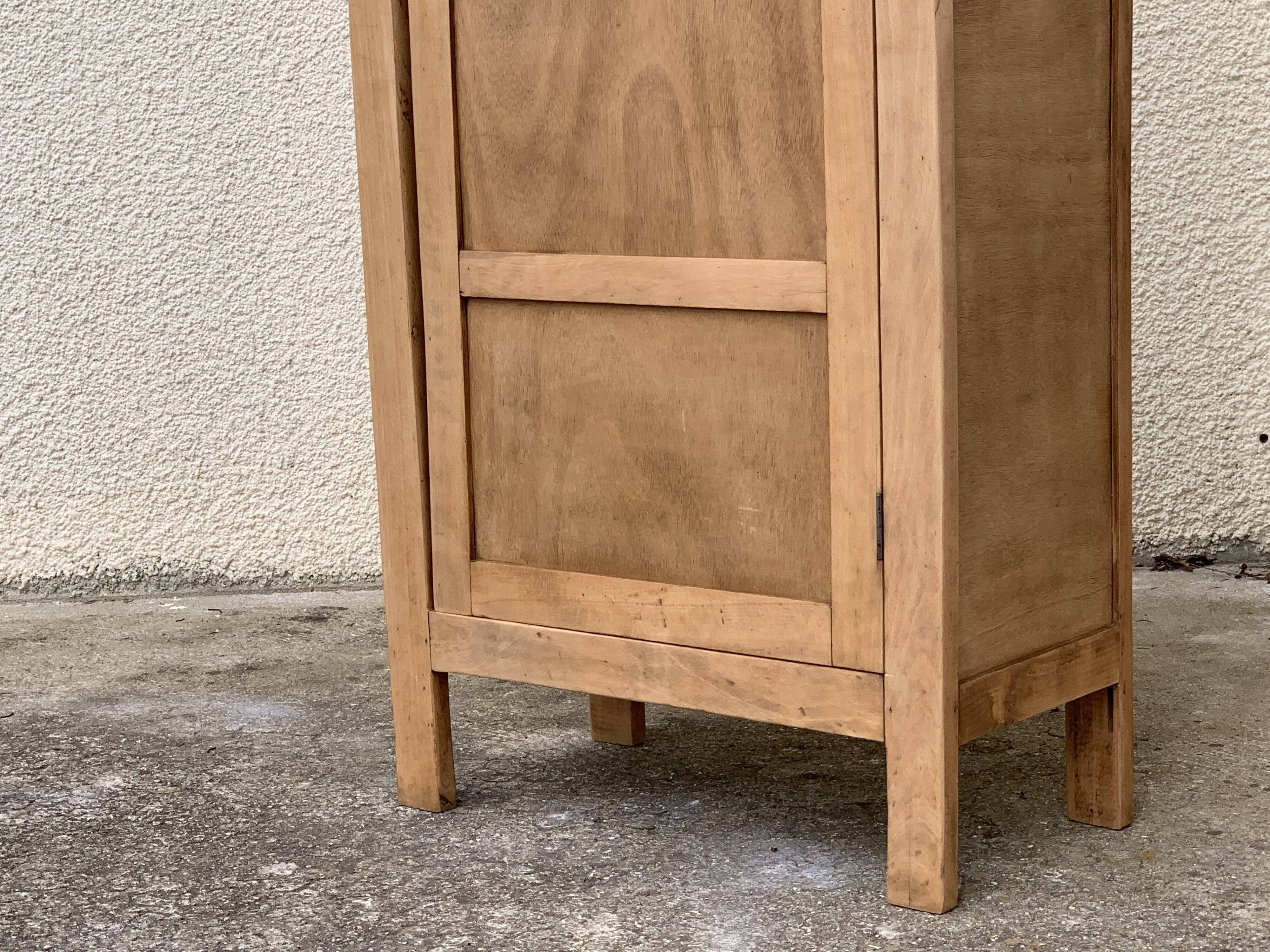 Parisian wardrobe raw wood 1940