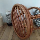 Tabouret en rotin