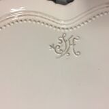 Fine earthenware set head-to-head cups heart tray