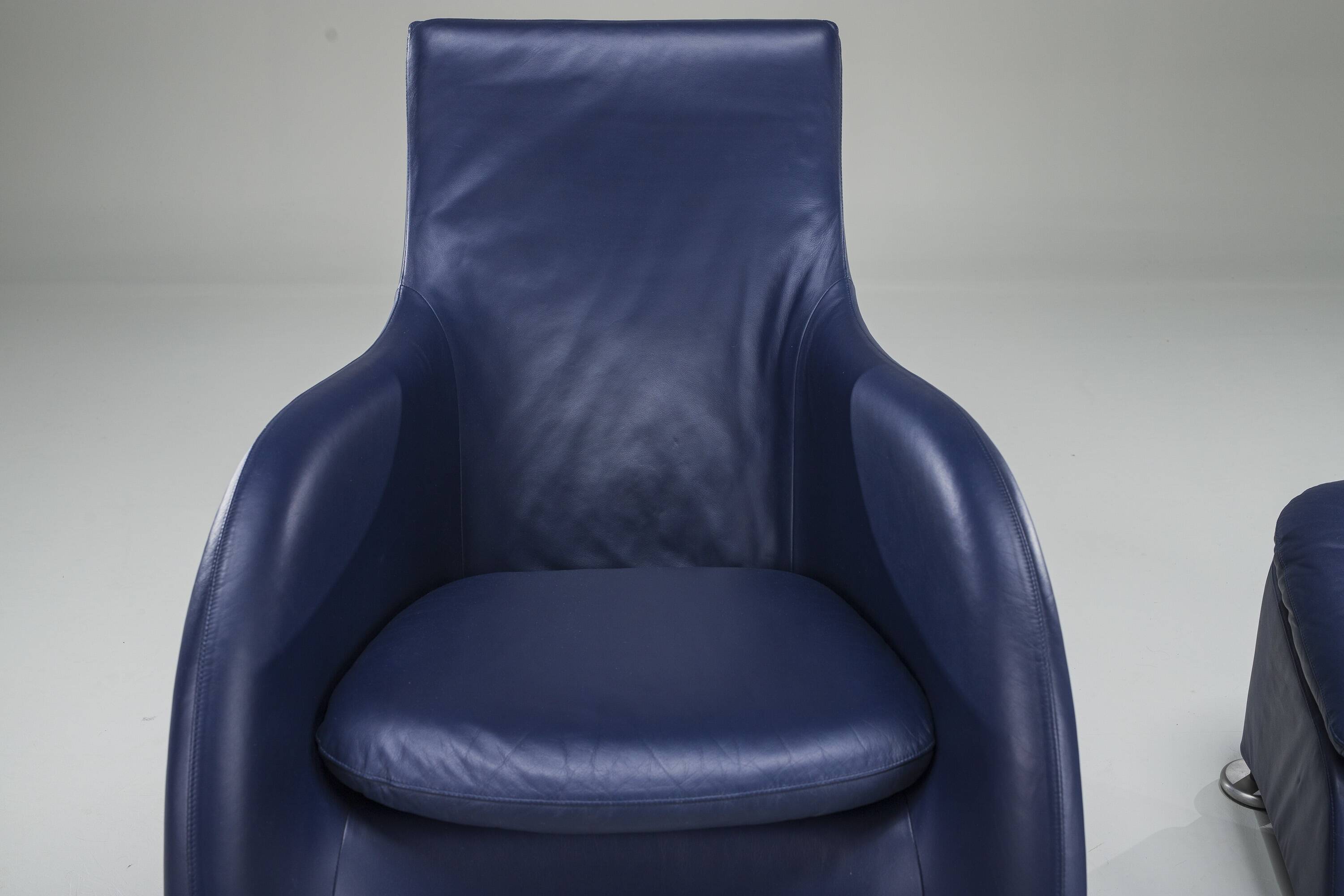 Set of Loge Lounge Chair & Ottoman by Gerard Van Den Berg for Montis, 1990s