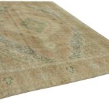 1980s 288 cm x 378 cm beige wool carpet
