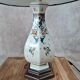 Hand-painted faience lamp – Desvres / Rouen style – artisan piece