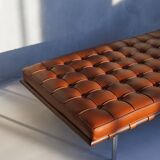 Barcelona day bed by Mies van der Rohe for Knoll - cognac leather
