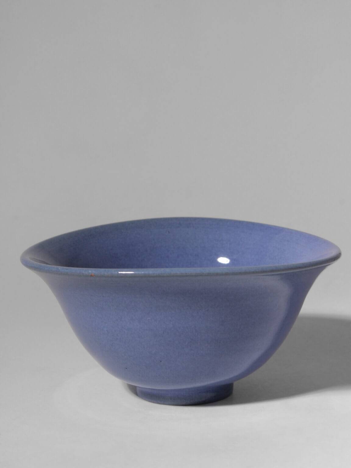 Vicke Lindstrand Art Deco Ceramic Bowl, For Upsala-Ekeby, 1940s